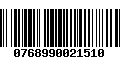 Código de Barras 0768990021510