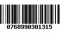 Código de Barras 0768990301315
