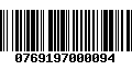 Código de Barras 0769197000094