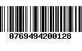 Código de Barras 0769494200128