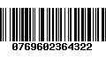 Código de Barras 0769602364322