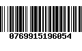 Código de Barras 0769915196054
