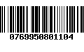 Código de Barras 0769950801104