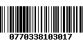 Código de Barras 0770338103017