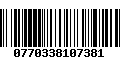 Código de Barras 0770338107381