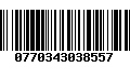 Código de Barras 0770343038557
