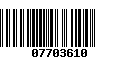 Código de Barras 07703610