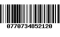 Código de Barras 0770734852120