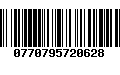 Código de Barras 0770795720628