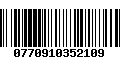 Código de Barras 0770910352109