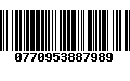 Código de Barras 0770953887989