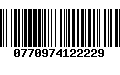 Código de Barras 0770974122229