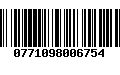 Código de Barras 0771098006754