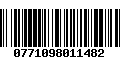 Código de Barras 0771098011482