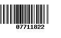 Código de Barras 07711822