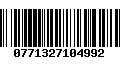 Código de Barras 0771327104992