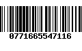 Código de Barras 0771665547116