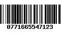 Código de Barras 0771665547123