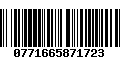 Código de Barras 0771665871723