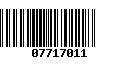 Código de Barras 07717011