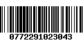 Código de Barras 0772291023043