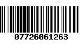Código de Barras 07726061263