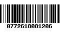 Código de Barras 0772618081206