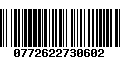 Código de Barras 0772622730602