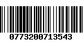 Código de Barras 0773200713543