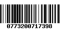 Código de Barras 0773200717398