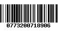 Código de Barras 0773200718906