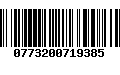 Código de Barras 0773200719385