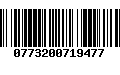 Código de Barras 0773200719477