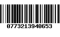 Código de Barras 0773213940653
