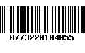 Código de Barras 0773220104055