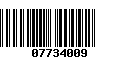 Código de Barras 07734009