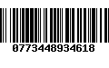 Código de Barras 0773448934618