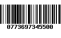 Código de Barras 0773697345500