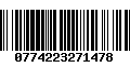 Código de Barras 0774223271478