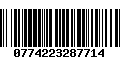 Código de Barras 0774223287714