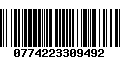 Código de Barras 0774223309492