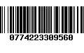 Código de Barras 0774223309560