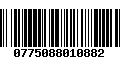 Código de Barras 0775088010882