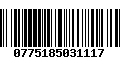 Código de Barras 0775185031117