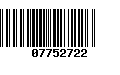 Código de Barras 07752722