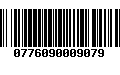 Código de Barras 0776090009079