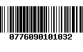 Código de Barras 0776090101032