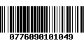 Código de Barras 0776090101049