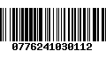Código de Barras 0776241030112