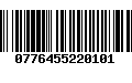 Código de Barras 0776455220101